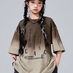 LULU & SKY Kids Printed Hooded Drop-Shoulder Sleeves T-shirt-picture-34