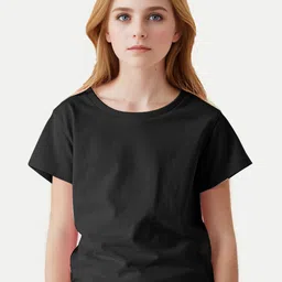 BAESD Boys Round Neck Pure Cotton T-shirt-image-54