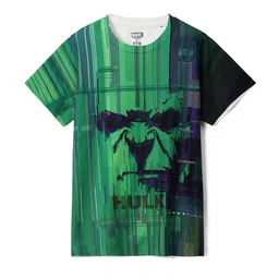 Wear Your Mind Boys Hulk Printed Round Neck Casual T-shirt-picture-9