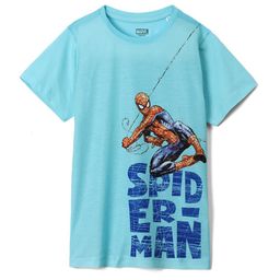 Wear Your Mind Boys Spider-Man Printed Cotton T-shirt-image-97