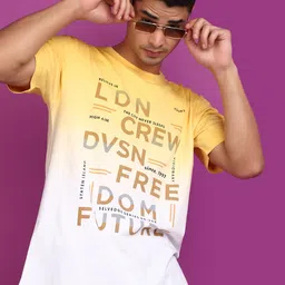 V-Mart Typography Printed Cotton T-shirt-picture-19