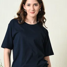FITINC Women Drop-Shoulder Sleeves Pockets T-shirt-picture-1