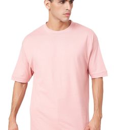 ZU Typography Printed Round Neck Half Sleeve Cotton Oversized T-shirt-image-19