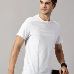 BLACK BUCK Men Pure Cotton Pockets T-shirt-image-0