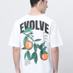Kryptic Graphic Printed Round Neck Pure Cotton Oversized T-shirt-picture-16
