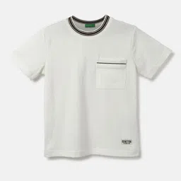 United Colors of Benetton Boys Round Neck Cotton T-shirt-image-38