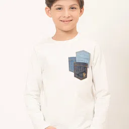 One Friday Boys Long Sleeves Pockets T-shirt-image-11