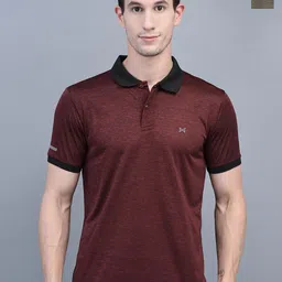 Force NXT Pack Of 2 Polo Collar Solid Anti Odour Cool Sports T-shirts-image-84