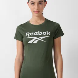 Reebok Brand Logo Printed Slim-Fit T-Shirt-picture-31
