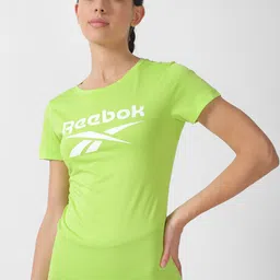 Reebok Brand Logo Printed Slim-Fit T-Shirt-image-89