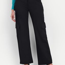Next One Women High-Rise Smart Straight Fit Cargos Trousers-picture-24