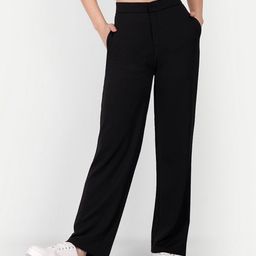 Next One Women Smart Loose High-Rise Anti Fit Trousers-picture-1