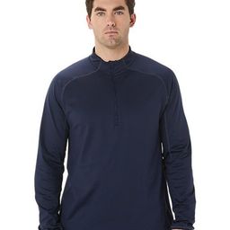ASICS Actibreeze Jacquard 1/2 Zip Round Neck T-shirt-image-66