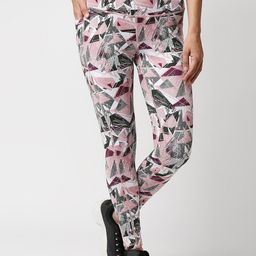 Soie Women High Waist Ankle Length Quick Dry Printed Activewear Sports Tights-image-73