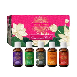 EXOTIC AROMAS 5-Pcs Essential Oil For Diffusers & Therapeutic Use - 10ml Each-8