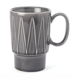 BODHI HOUSE Grey Ceramic Glossy Dishwasher and Microwave Safe Mug-image-93