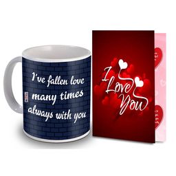 ME & YOU Red & White 2 Pieces Printed Home Gift Set-image-70