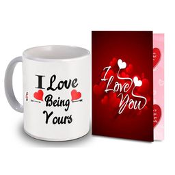 ME & YOU Red & White 2 Pcs Printed Home Gift Set-image-103