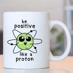 Giftii White & Green Printed Ceramic Mugs 300ml-27