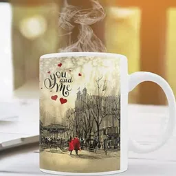 Kaameri Bazaar 3 Pieces Green Coffee Mug-Keychain & Greeting Card Gift Set-53