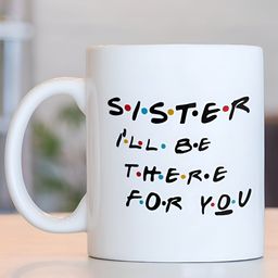 Giftii White & Black Typography Printed Ceramic Mugs 300ml-26