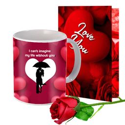 ME & YOU 3 Pcs Red & Pink Valentine Day Gift Set-image-25