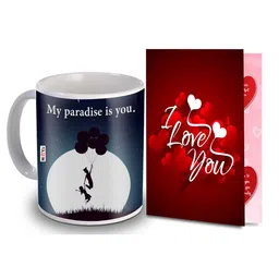 ME & YOU Navy Blue & White 2 Pieces Printed Home Gift Set-picture-23