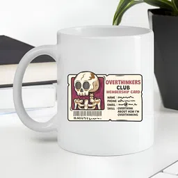 Giftii White & Beige Printed Ceramic Mugs 300ml-image-90