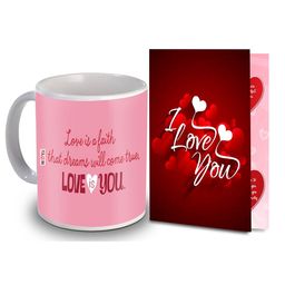 ME & YOU Red & White 2-Pieces Printed Home Gift Set-image-67
