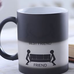 fnp Black & White Printed Ceramic Glossy Mugs Set of Cups and Mugs-9