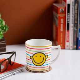 JCPL White 2 Pieces Dishwasher Safe Printed Glossy Mugs 350ml-image-67
