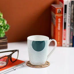 JCPL White & Blue 2 Pieces Printed Ceramic Glossy Cups 350 ml-image-65