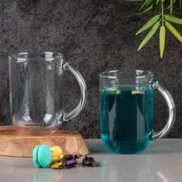 GOODHOMES Set of 6 Transparent Glass Cups and Mugs-29