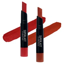 ME-ON Set of 2 Superlast Matte Lipstick - Shade 07 & 15-19