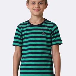 Van Heusen Boys Striped Round Neck Cotton T-shirt-picture-28