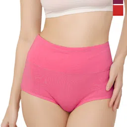 Bella Voste Pack Of 3 Super Combed Tummy Control High Rise Maternity Briefs-picture-36