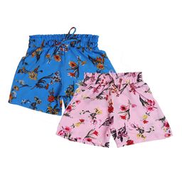 BAESD Girls Pack Of 2 Floral Printed High-Rise Shorts-24