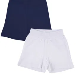 My Milestones Boys Pack Of 2 Solid Pure Cotton Low-Rise Shorts-23
