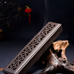 Ekhasa Brown Ceramic Dhoop Dhani Incense Stick Holder-12