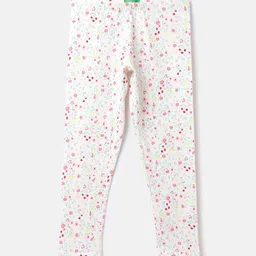 United Colors of Benetton Girls Floral Printed Cotton Track Pants-image-50