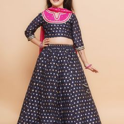 Bitiya by Bhama Girls Ready to Wear Lehenga & Blouse With Dupatta-picture-40