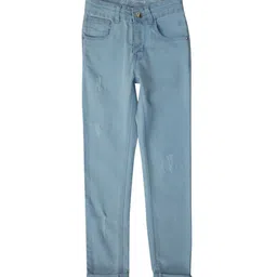 Gini and Jony Girls Slim Fit Mid-Rise Mildly Distressed Ripped Jeans-image-35