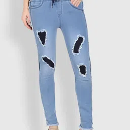 Moda Rapido Women Slim Fit Mildly Distressed Jeans-picture-32