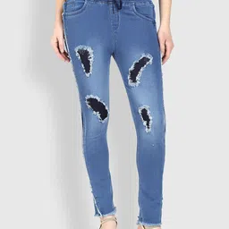 Moda Rapido Women Slim Fit Mildly Distressed Jeans-picture-37