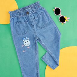 Pantaloons Baby Infant Girls Mid-Rise Light Fade Jeans-image-79