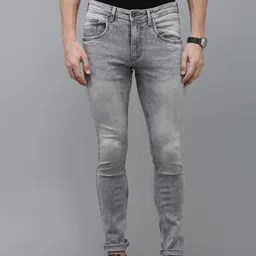 VAN HEUSEN DENIM LABS Men Skinny Fit Light Fade Stretchable Mid-Rise Jeans-image-13
