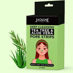 Jaquline USA Pack of 10 Tea Tree & Aloe Vera Nose Pore Strips-18