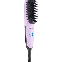 VEGA VHSB-05 Go Mini Hair Straightener Brush with Thermoprotect Technology - Purple-37