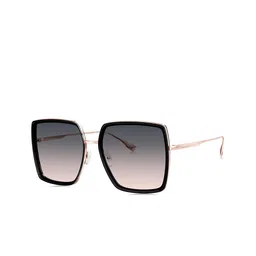 BOLON EYEWEAR Women Blue Lens & Rose Gold-Toned Square Sunglasses With UV Protected Lens-47