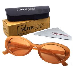 Peter Jones Eyewear Unisex Cateye Sunglasses with UV Protected Lens 13026OG_S-image-75